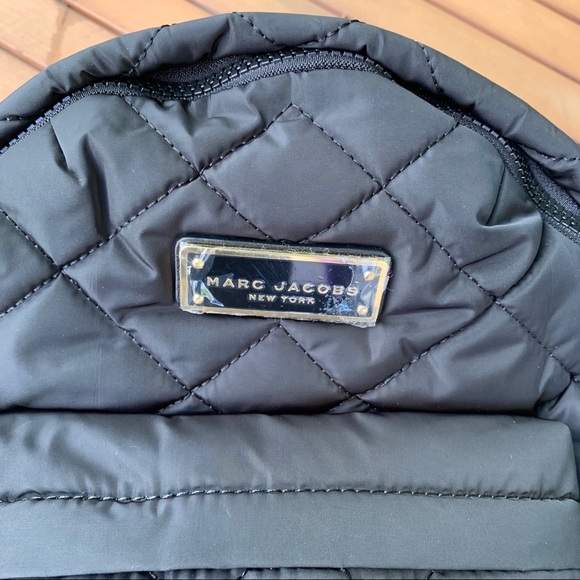 Marc Jacobs Quilted Black Nylon School Backpack - Picture 3 of 11